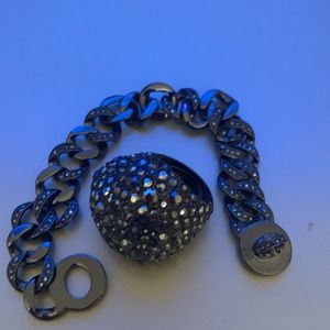 Marc Jacobs ring and bracelet set